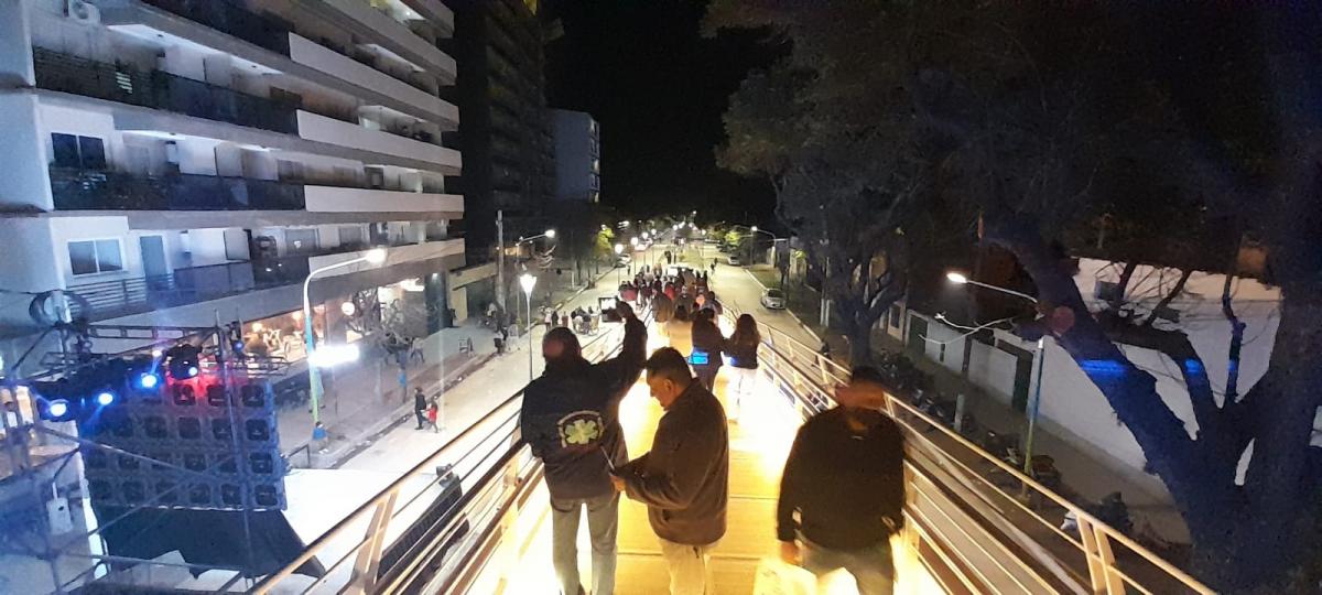 Quedó inaugurado el puente peatonal de avenida Mate de Luna