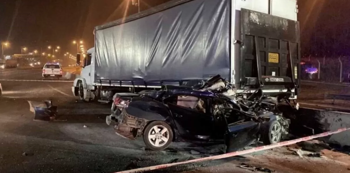 Persecución, choque y muerte en la Panamericana