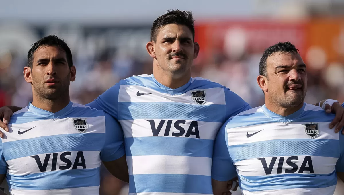 EN JUJUY. Matera, al centro, fue uno de los líderes del pack de forwards de Los Pumas en el test match ante Escocia.