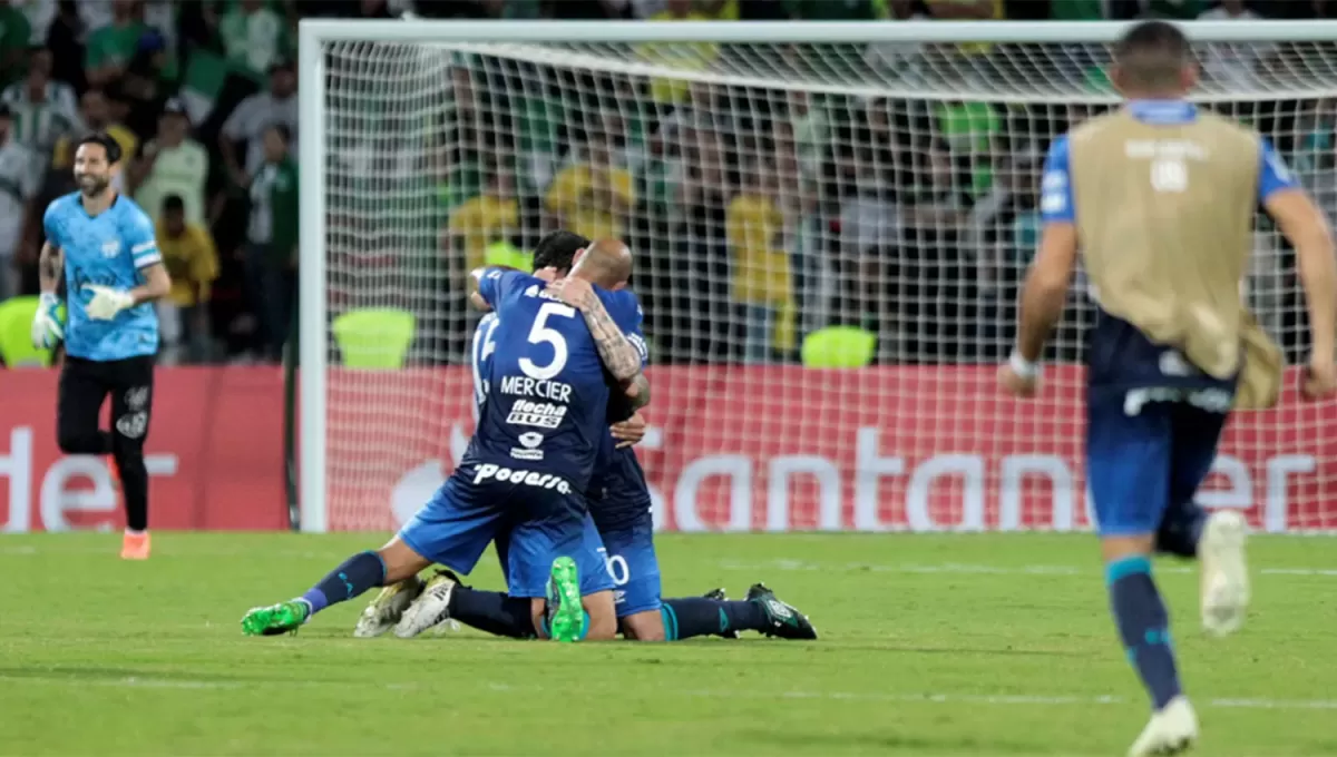 EN MEDELLÍN. Mercier integró el plantel de Atlético la histórica noche del 28 de agosto de 2018, en Medellín.