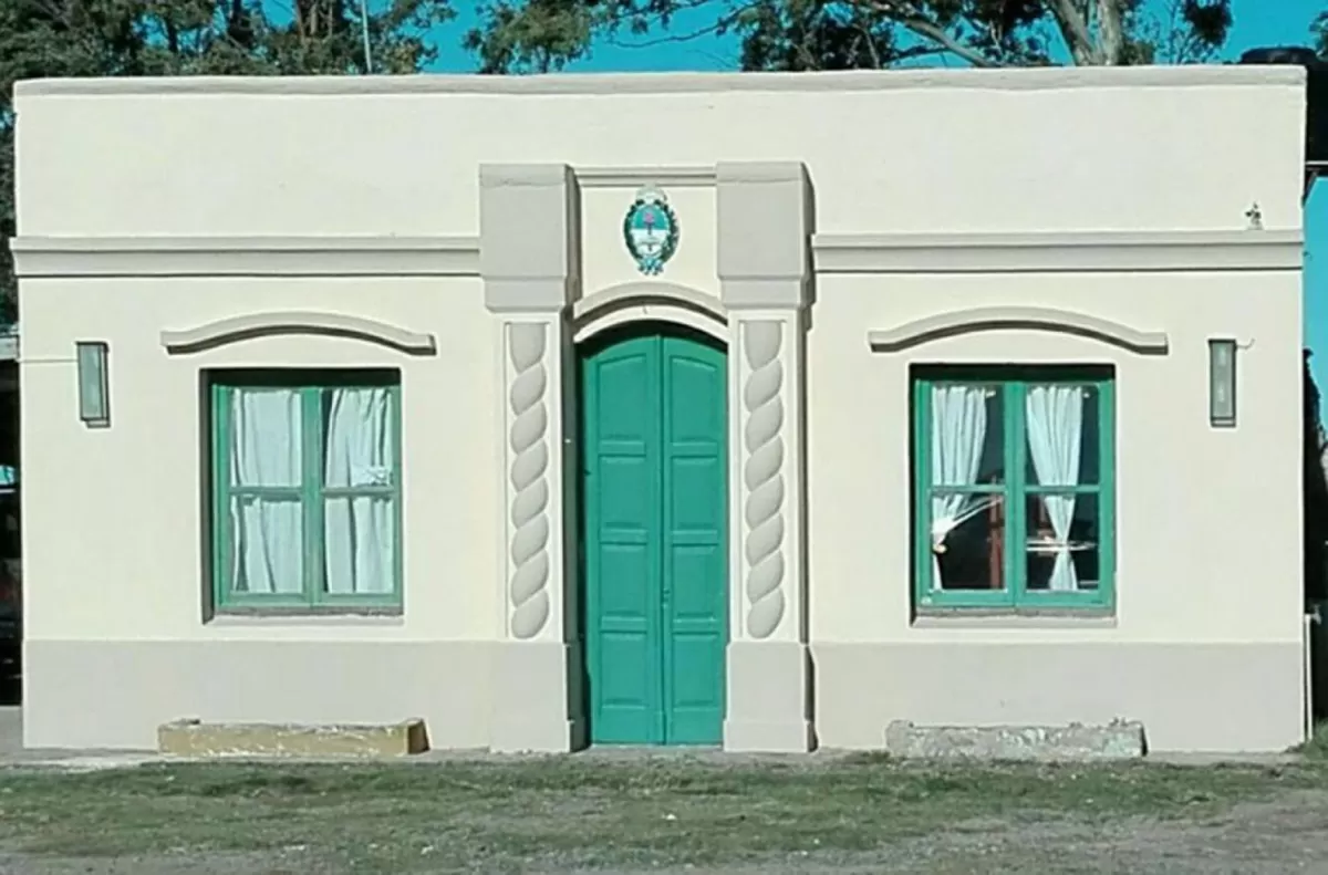 Fachada del destacamento policial en la localidad bonaerense de Pilar.