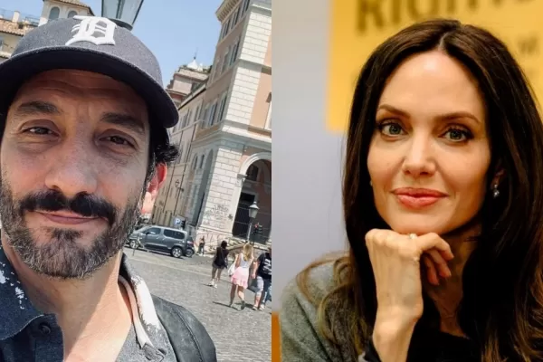 Juan Minujín está filmando una película junto a Angelina Jolie
