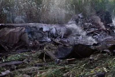 Fallecieron todos los tripulantes del avión ucraniano que transportaba armas