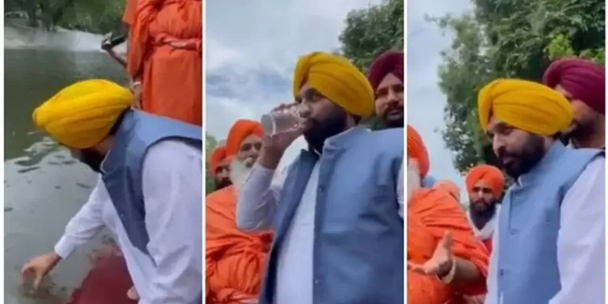 India: un funcionario bebió agua de un río sagrado y terminó internado