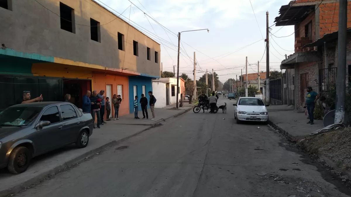 EN SAN JOSÉ. El hecho se registró en calle Neuquén al 200. 