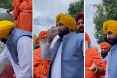 India: un funcionario bebió agua de un río sagrado y terminó internado