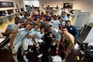 Galería de fotos: así festejaron los jugadores de Atlético la victoria ante Independiente