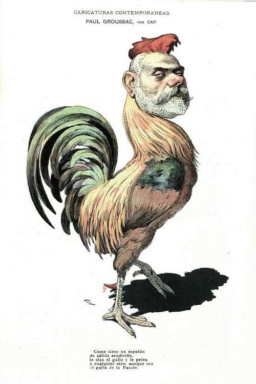 CÉLEBRE CARICATURA. El dibujo en Caras y Caretas.