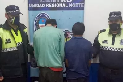 Tafí Viejo: robaron un televisor led y una garrafa: ahora están tras las rejas