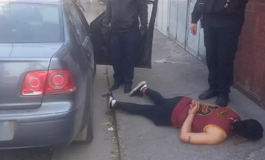 DELINCUENTE en el momento de la detención. 