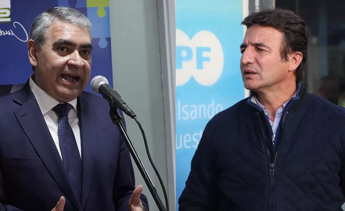 GERMÁN ALFARO-ROBERTO SÁNCHEZ. Referentes de Juntos por el Cambio en Tucumán. 