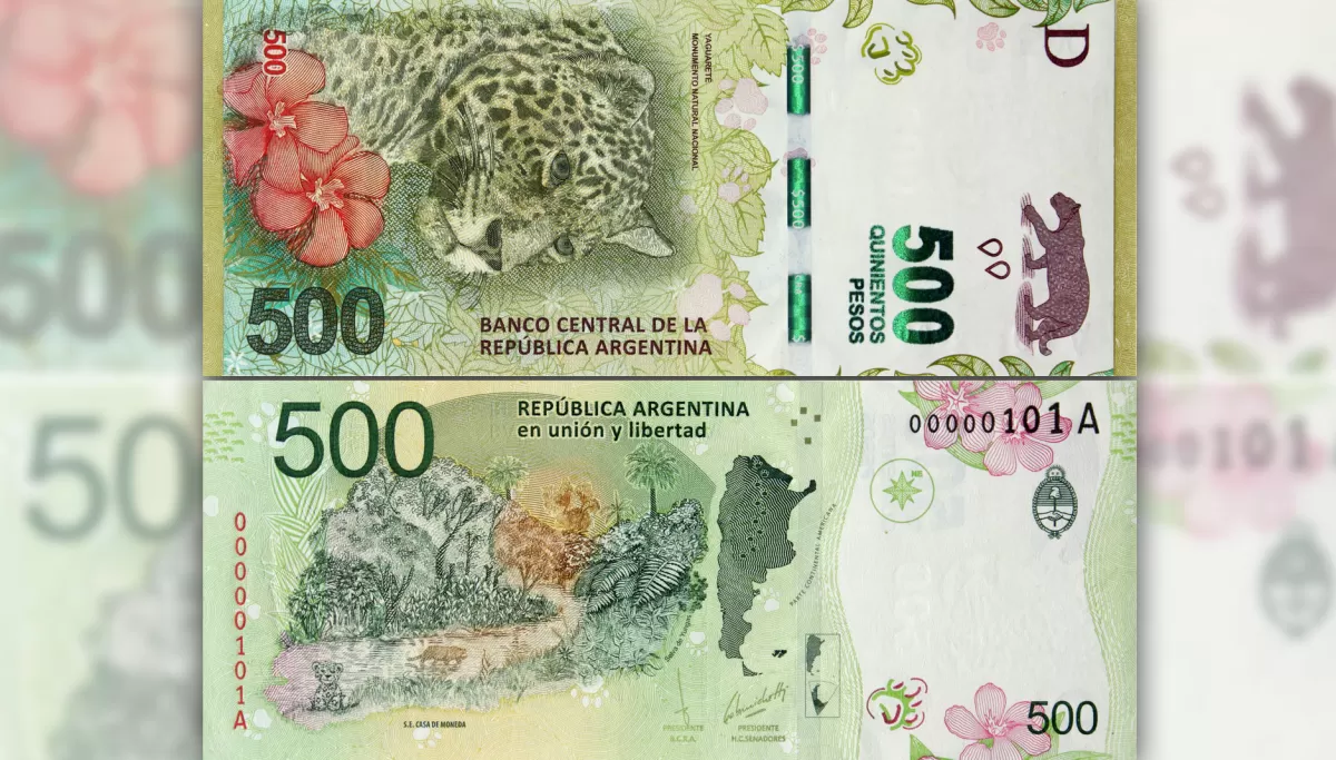 Billete de $500