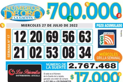 Los Números de Oro de LA GACETA