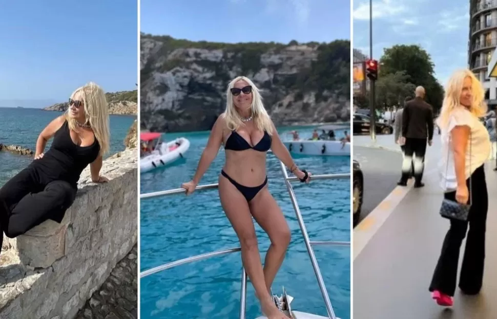 Fotos: las lujosas vacaciones de la madre de Wanda Nara