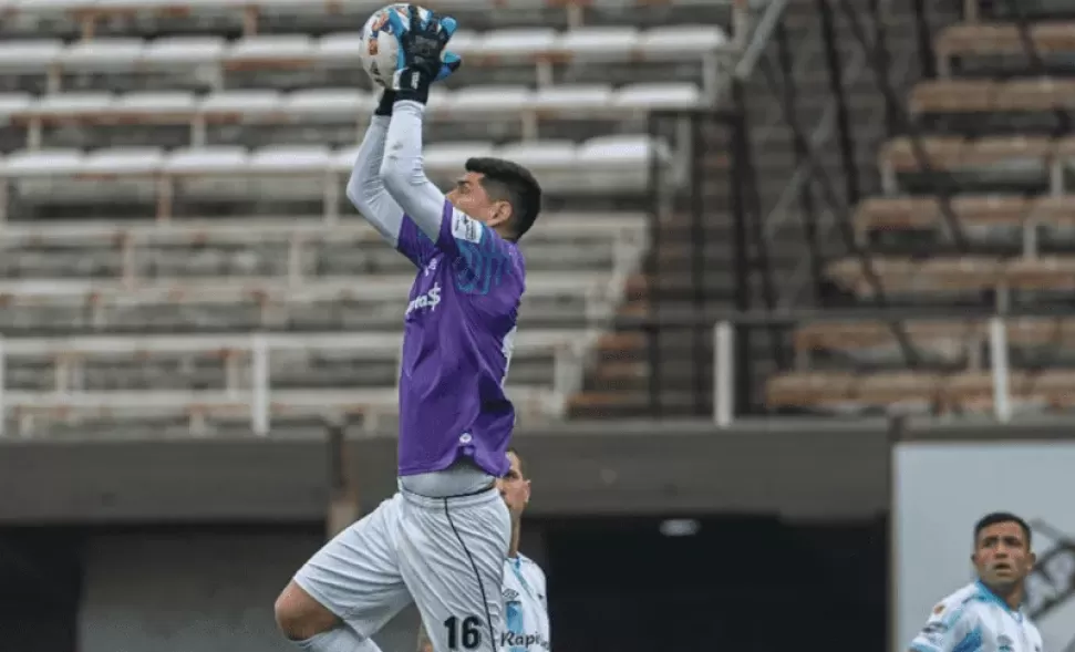 Lampe, durante el último partido ante Independiente.