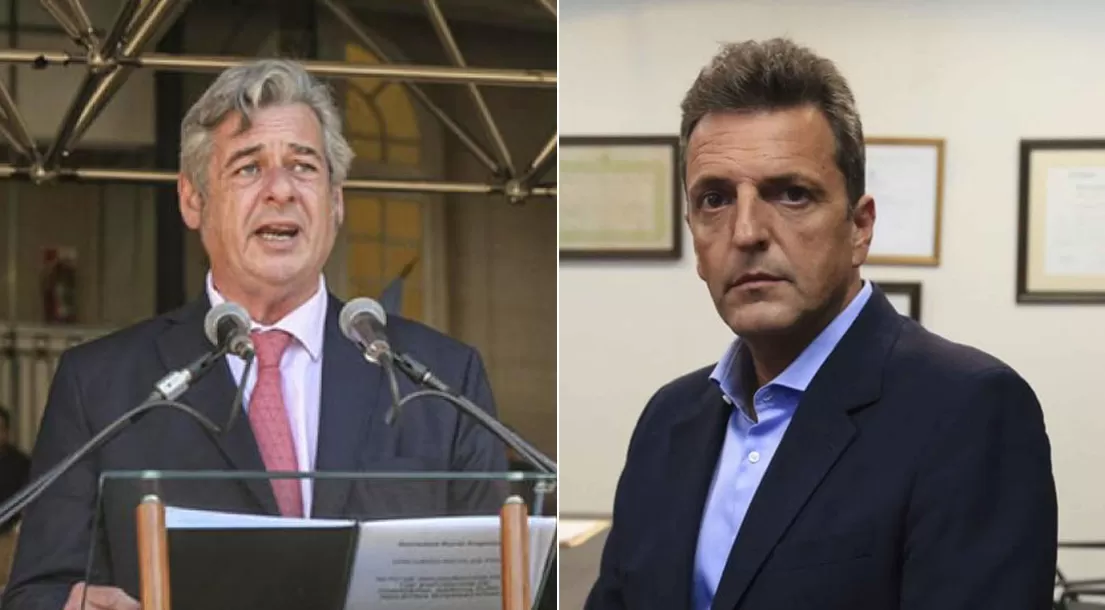 DIÁLOGO. Pino reveló que hubo dos o tres chats con Sergio Massa, designado superministro de Economía. 