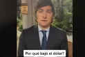 ¿Por qué bajó el dólar y cuánto tiene que ver Massa?: la explicación de Milei que se hizo viral