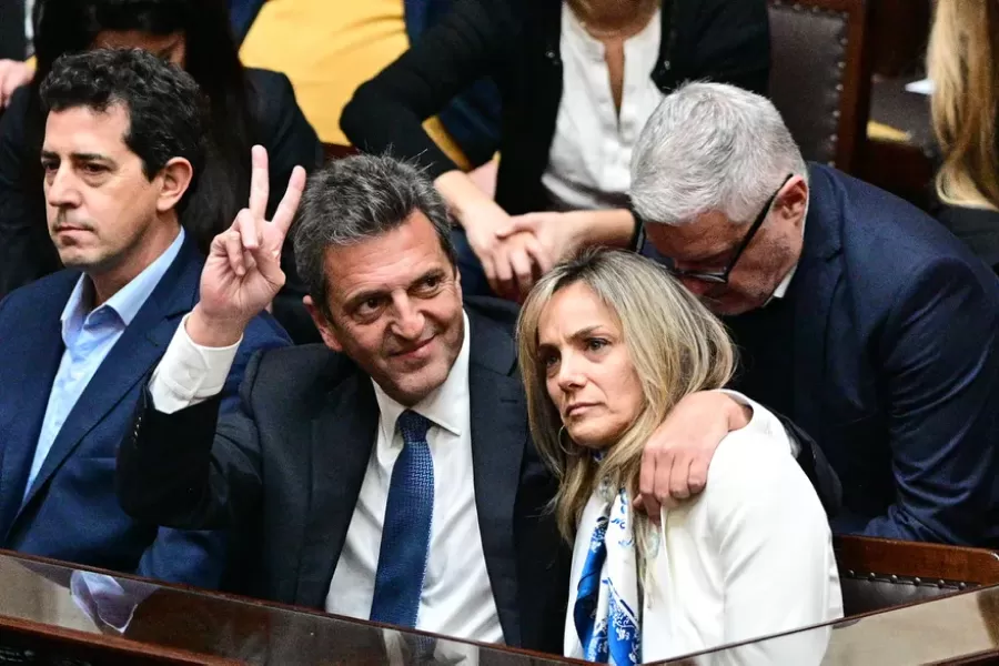 Sergio Massa y su esposa Malena Galmarini.