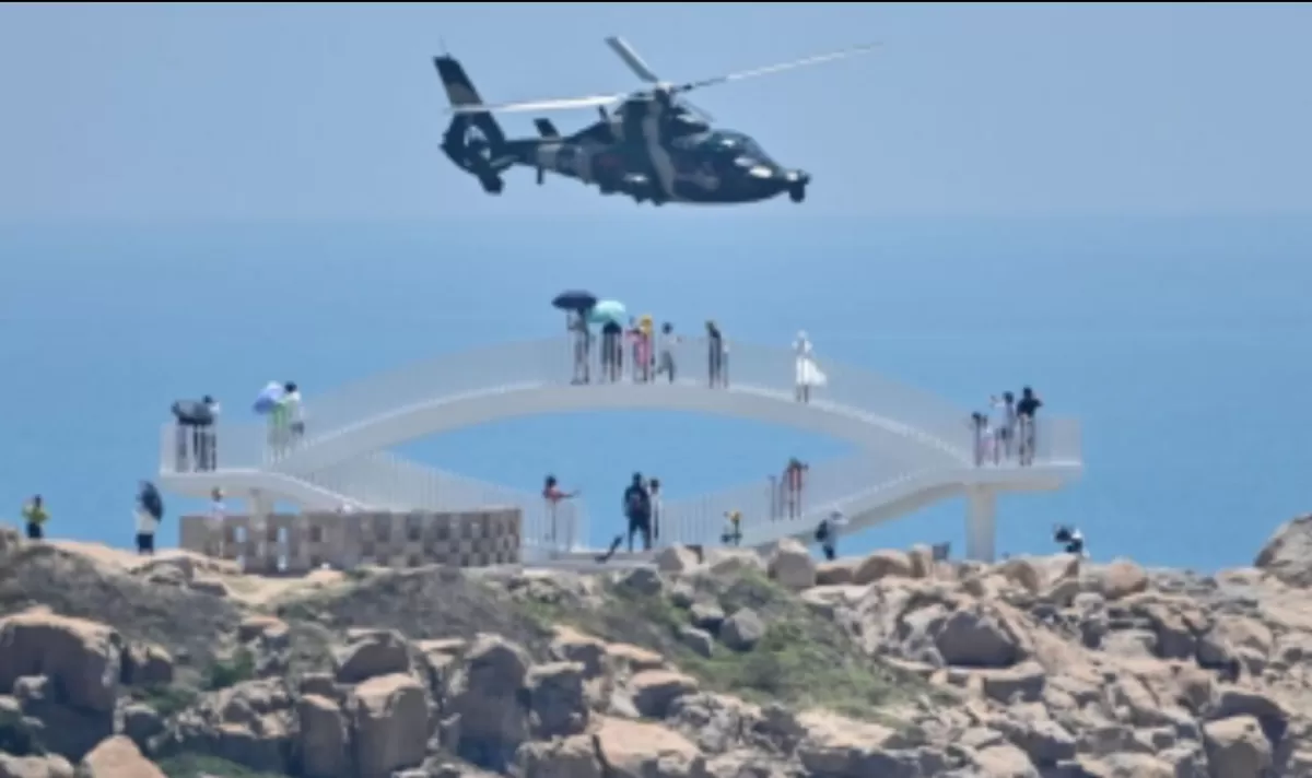 Ejercicios militares en Taiwán.