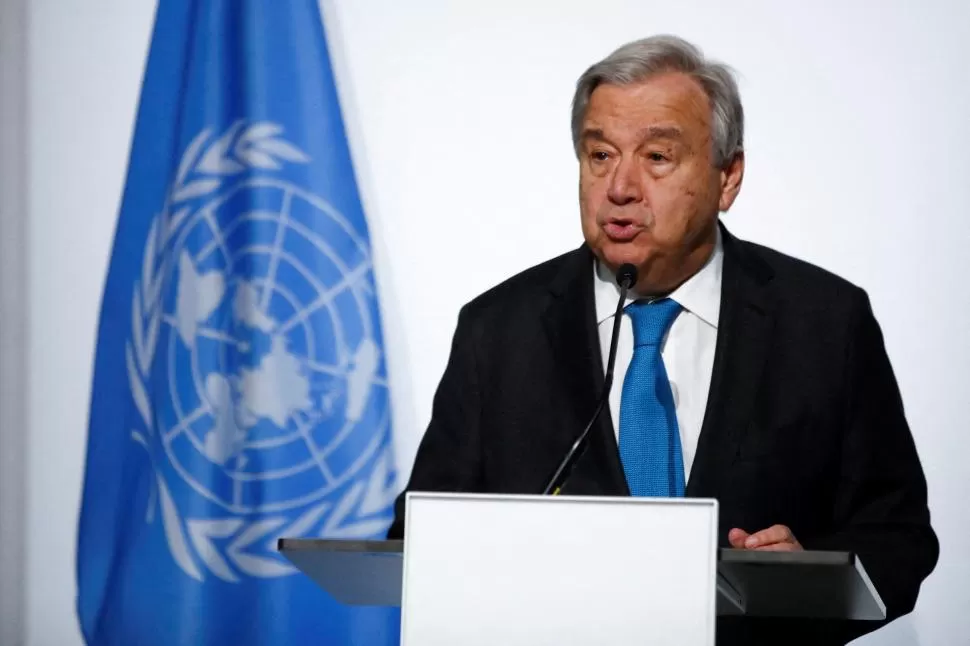 LLAMADO. Guterres habló de la crisis alimentaria a raíz de la guerra.  reuters