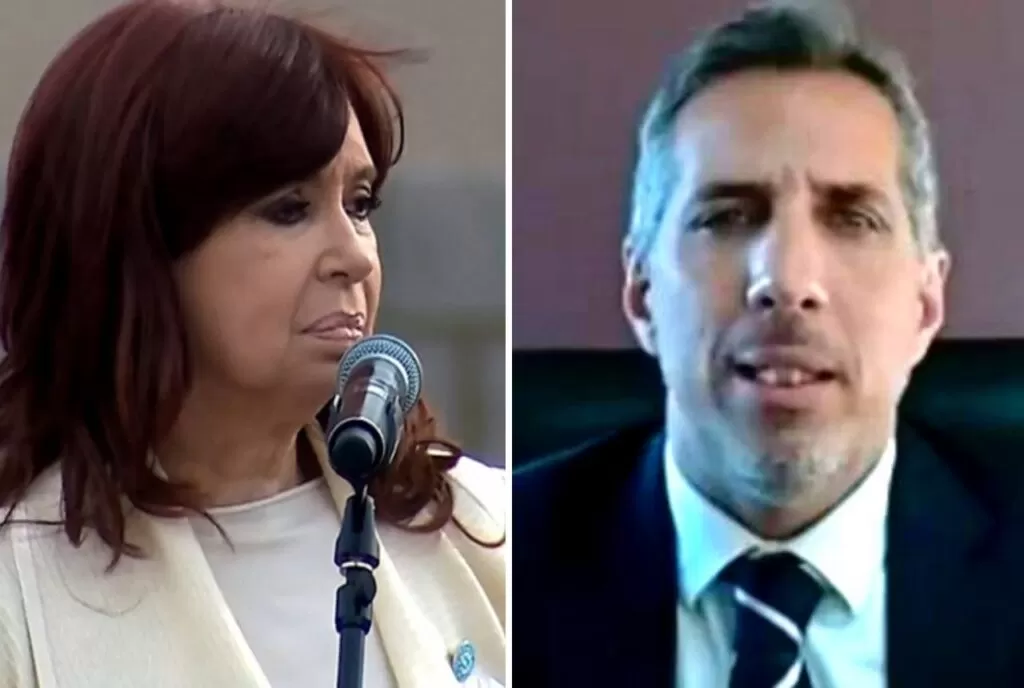 Cristina Kirchner y el fiscal Diego Luciani