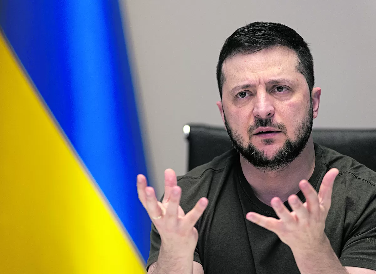 ESTRATEGIA. La llegada de Zelenski al país marcará un nuevo rumbo de la política exterior de Argentina.