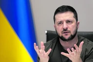 Con un fuerte operativo de seguridad, Volodímir Zelenski llegó al país para la asunción de Milei