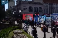 En la plaza Independencia resonó la protesta piquetera contra la pobreza