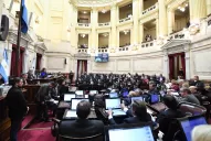 Con votos divididos en la oposición, el Senado dio media sanción al Consenso Fiscal