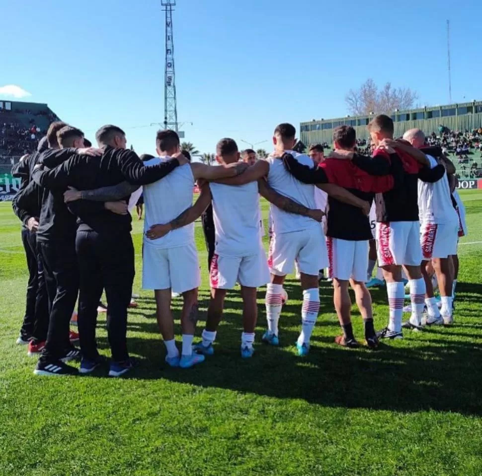 CONCENTRACIÓN. San Martín dio un paso en falso, pero el impacto fue menor gracias a la derrota de Belgrano. Así y todo, no puede fallar otra vez contra Gimnasia. 