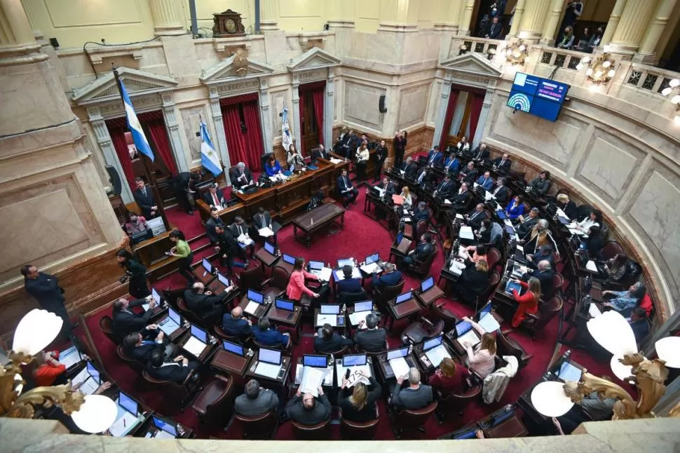 DEBATE DEMORADO. La Cámara Alta dio aval al Consenso Fiscal. 