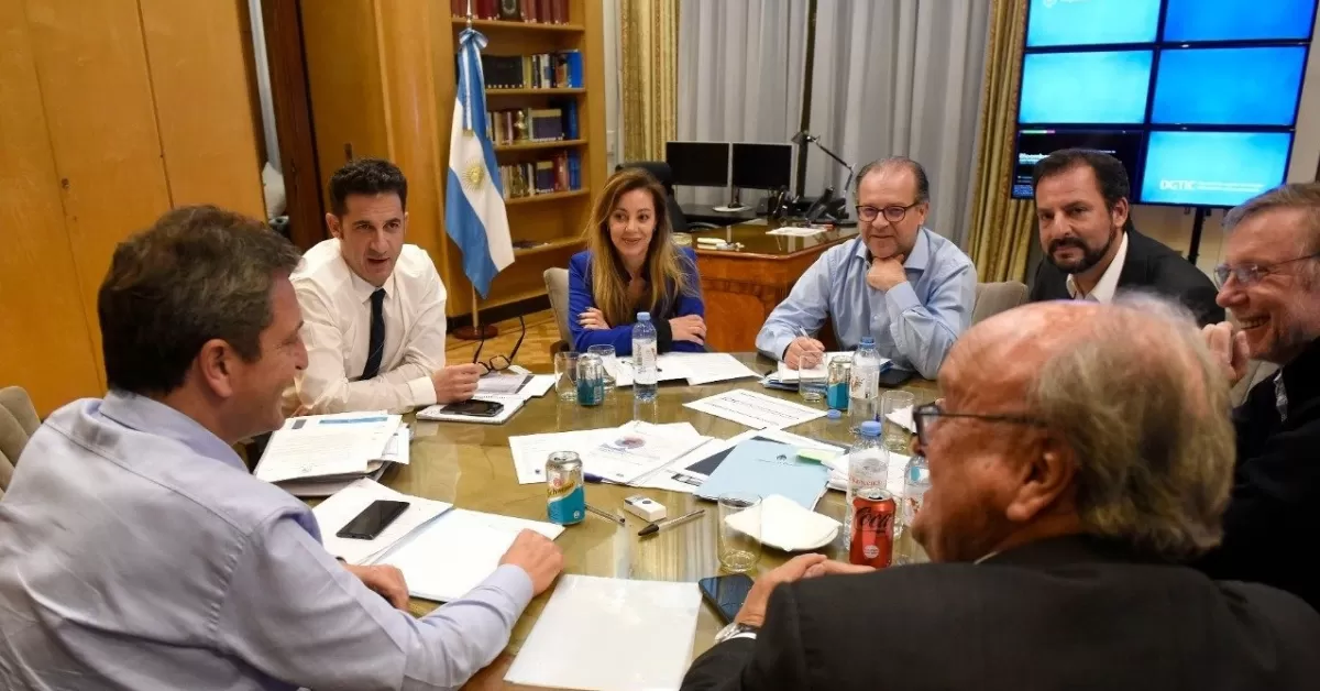 Gabinete productivo de Economía. FOTO TOMADA DE TWITTER @SergioMassa 