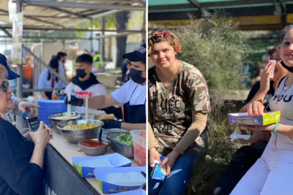 El sándwich de milanesa tucumano se lució en el Campeonato Federal del Asado