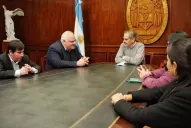 Masso se reunió con las autoridades de la UNT para acordar acciones de trabajo conjunto
