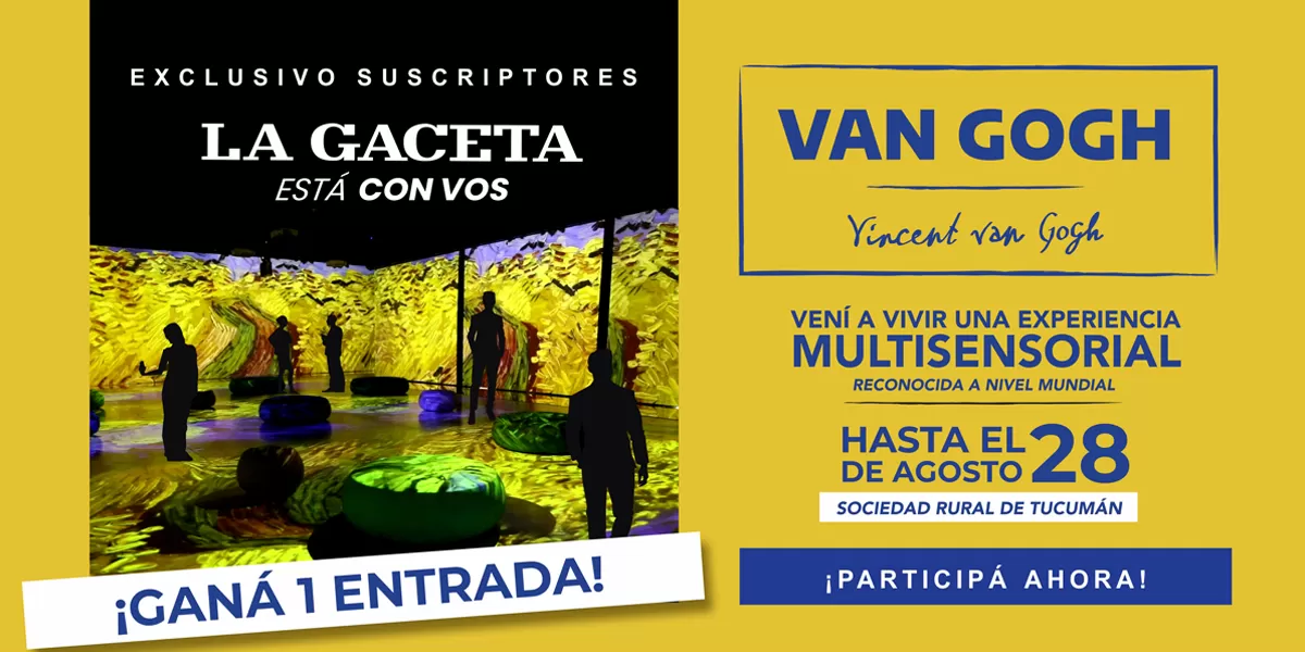 Exclusivo suscriptores: ¡Participá y sumergite en el universo de Van Gogh!
