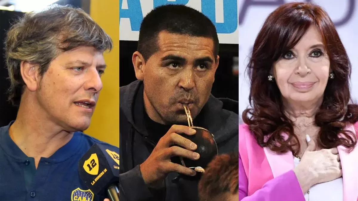 MARIO PERGOLINI / JUAN ROMÁN RIQUELME / CRISTINA FERNÁNDEZ DE KIRCHNER