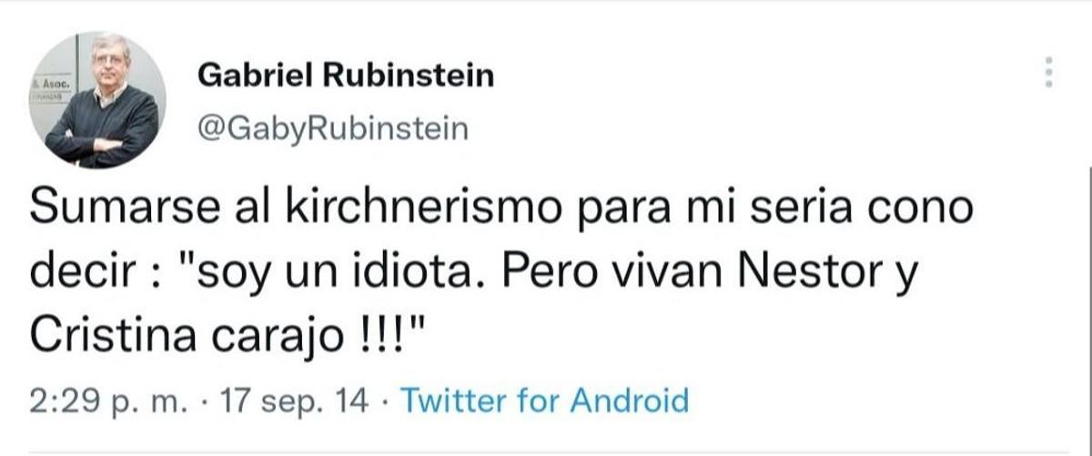 Finalmente, Sergio Massa confirmó a Gabriel Rubinstein como viceministro de Economía