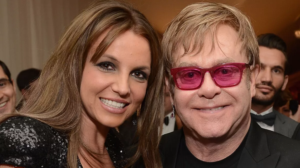 Britney Spears y Elton John.