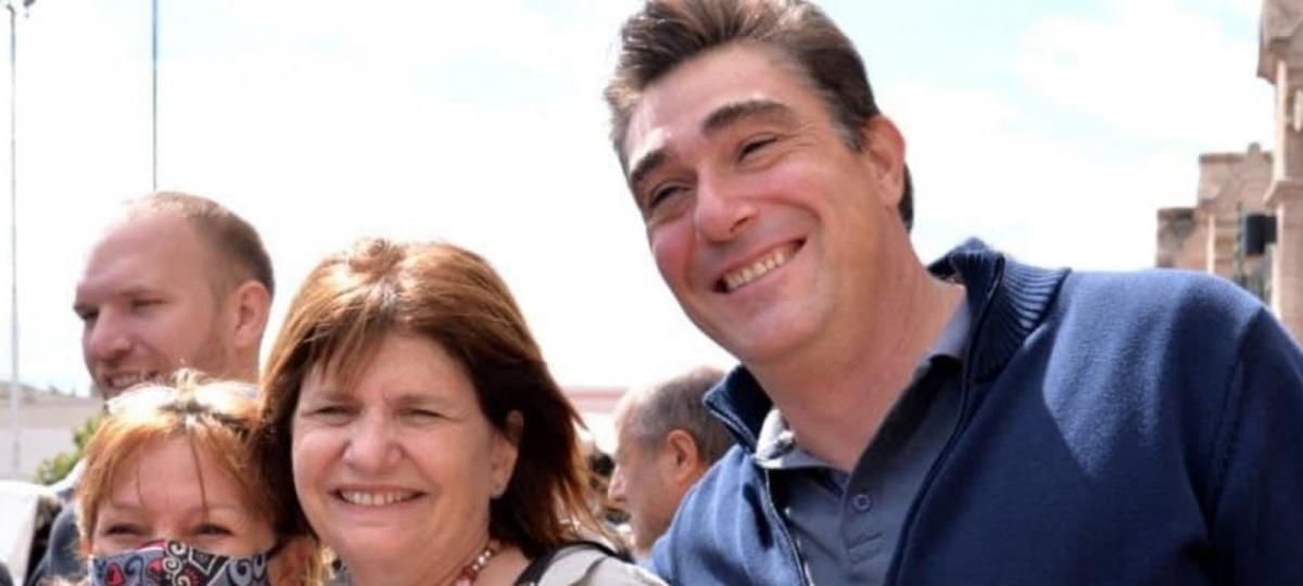 DE JUNTOS POR EL CAMBIO. Javier Iguacel, con Patricia Bullrich. 