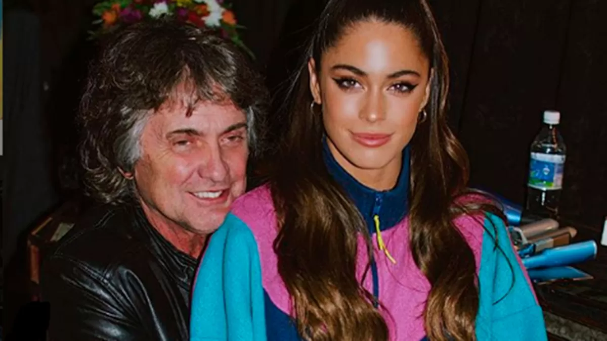 Tini Stoessel junto a su papá, Alejandro.