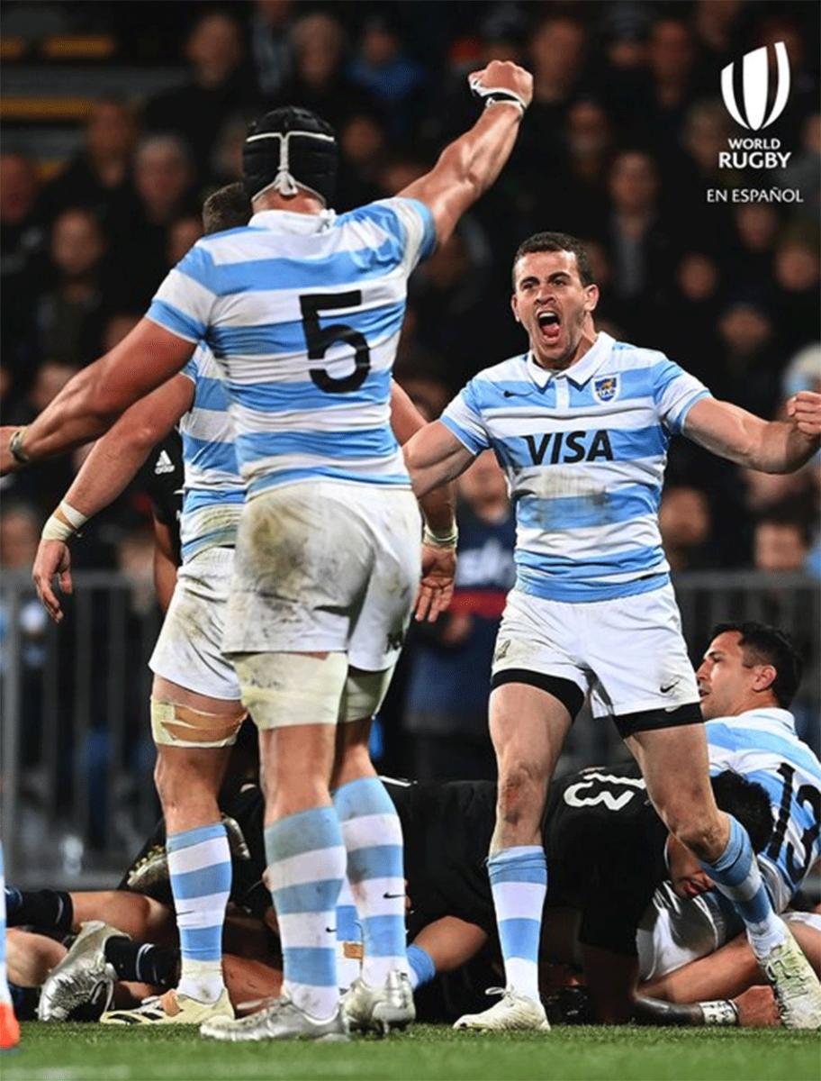 FESTEJO EN TIERRA MAORÍ. Los Pumas vencieron allí por primera vez a los All Blacks.