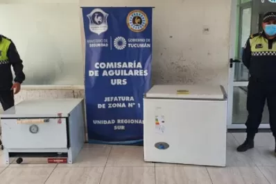 Aguilares: recuperaron elementos que habían sido sustraídos de una escuela