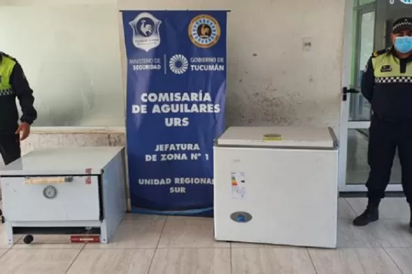 Aguilares: recuperaron elementos que habían sido sustraídos de una escuela