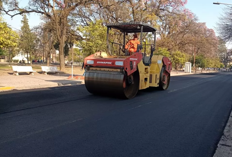 Qué calles se cortarán por las tareas de repavimentación en el área céntrica de la capital