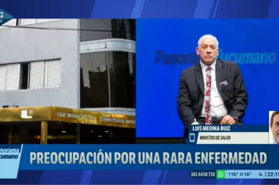 La situación está controlada, aseguró Medina Ruiz sobre la extraña enfermedad en Tucumán