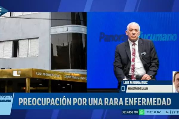 La situación está controlada, aseguró Medina Ruiz sobre la extraña enfermedad en Tucumán