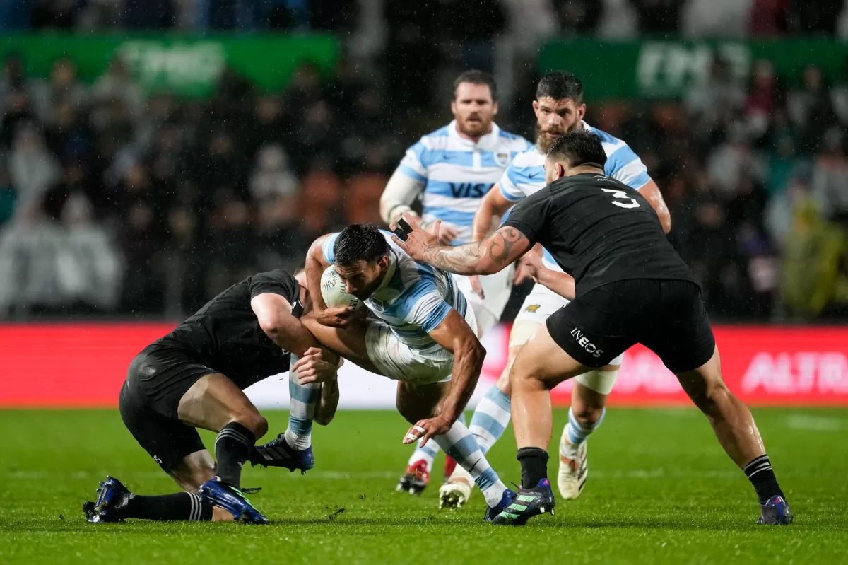 ALL BLACKS VS LOS PUMAS. Triunfo de Nueva Zelanda en el estadio Waikato Stadium, de la ciudad de Hamilton. Foto de Prensa Los Pumas