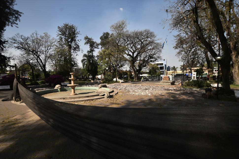 VALLADA. La obra había sido suspendida tras el reclamo de los vecinos autoconvocados. 