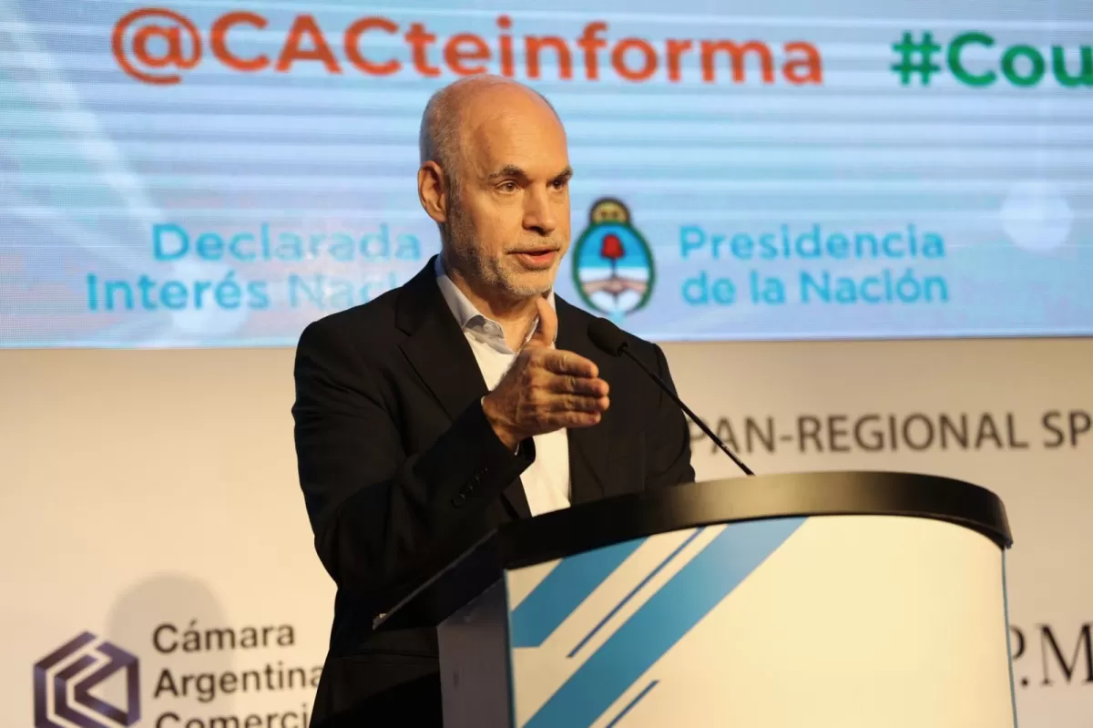 JEFE DE GOBIERNO PORTEÑO. Horacio Rodríguez Larreta, en un acto oficial. Foto de Prensa GCBA