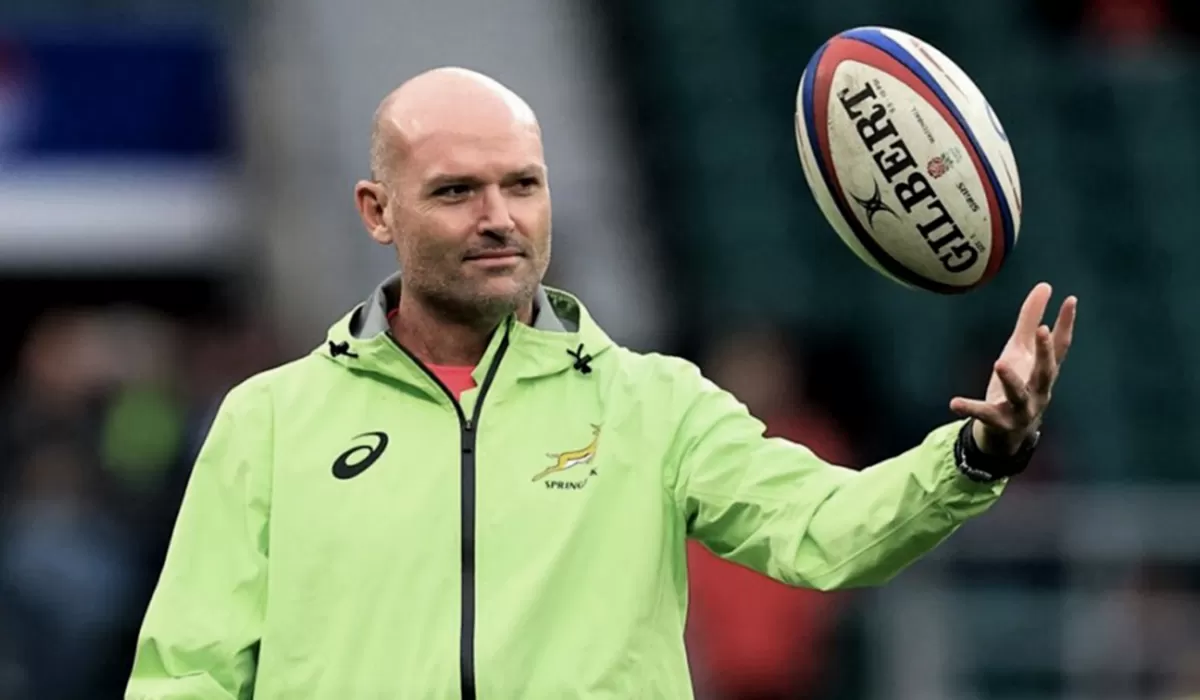 RUGBY CHAMPIONASHIP. El entrenador de los Springboks, Jacques Nienaber, elogió a Los Pumas.